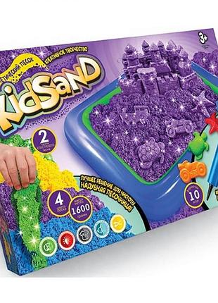 Кінетичний пісок із пісочницею kidsand.
