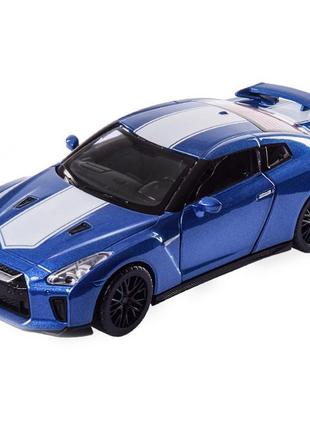 Инерционная металлическая моделька nissan gt-r (r35) 50th anniversary edition 1:324 фото