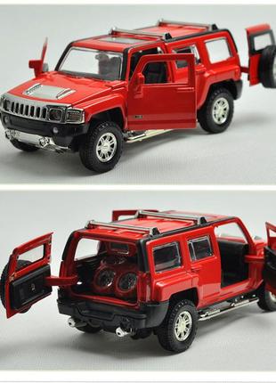 Машинка для дітей металева hummer h3 «автопром» 1:327 фото