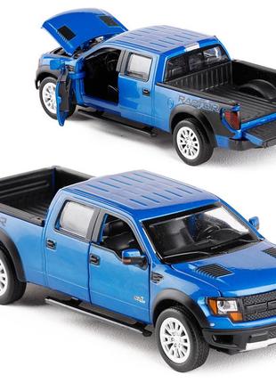 Машинка игрушка металлическая ford f-150 svt raptor