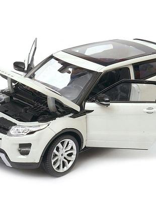 Металлическая машинка с открывающимися дверями land rover range rover evoque