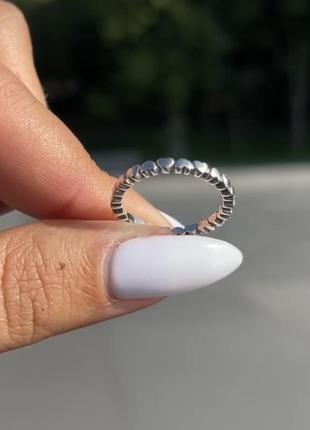 Срібна каблучка перстень кільце s925 проби нове з біркою7 фото