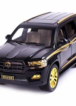 Машинка toyota land cruiser игрушка коллекционная моделька металлическая