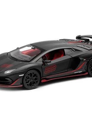 Машинка инерционная металлическая lamborghini aventador svj