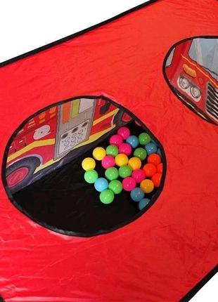Дитяча палатка ігрова пожежна машина палатка для хлопчика4 фото