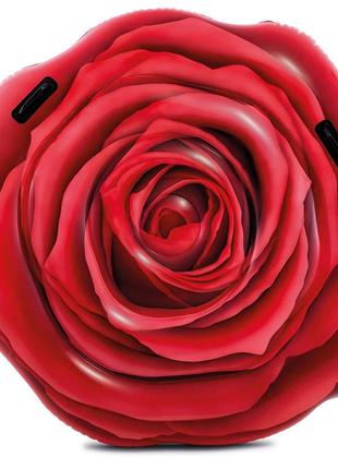 Надувной плотик intex красная роза1 фото