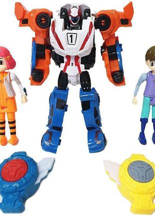 Игрушка трансформер tobot тобот атлон чемпион с фигурками