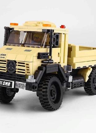 Конструктор грузовой автомобиль mercedes-benz unimog 529 деталей xingbao3 фото