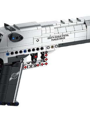 Дитячий іграшковий пістолет конструктор desert eagle pistol 360 деталей 3