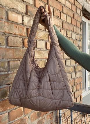 Сумка з плащівки стьобана