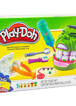 Набор для лепки play-doh мистер зубастик халк