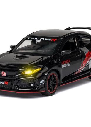 Игрушка машинка детская honda civic type-r моделька металлическая коллекционная4 фото