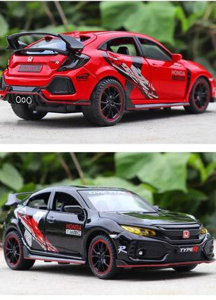 Іграшка машинка дитяча honda civic type-r моделька металева колекційна6 фото