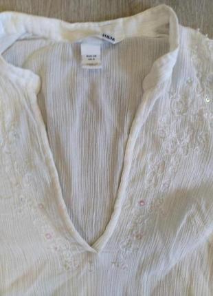 Блуза-туника h&m. размер s.2 фото
