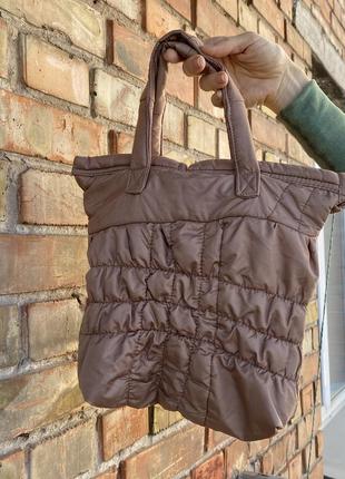 Сумка з плащівки стьобана