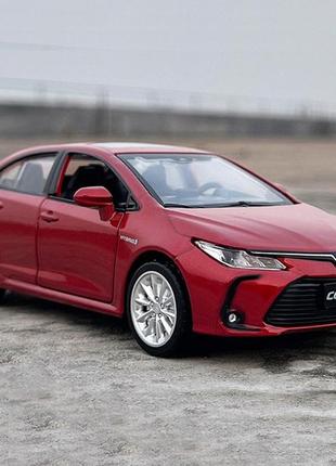 Машинка металлическая инерционная toyota corolla hybrid2 фото