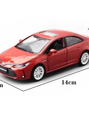 Машинка металлическая инерционная toyota corolla hybrid9 фото