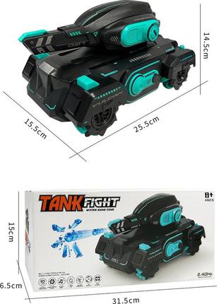 Радиоуправляемый танк стреляющий орбизами на аккумуляторе8 фото