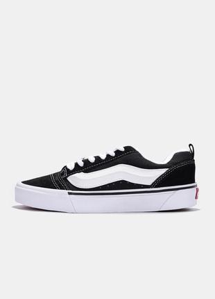 Vans knu-skool 'black white'box2 фото