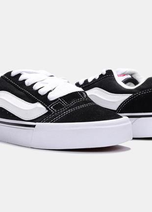 Vans knu-skool 'black white'box