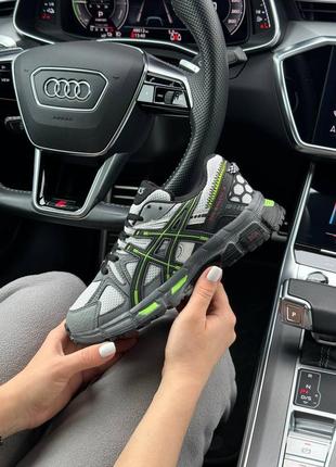 Жіночі кросівки asics gel - kahana 8 gray light green3 фото