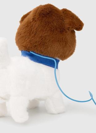 М'яка інтерактивна іграшка собачка на повідці джек-розсел-тер'єр4 фото