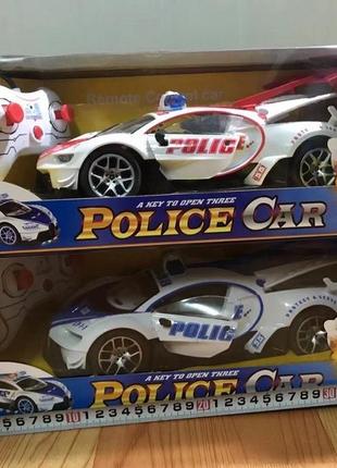 Полицейская машина с мигалками и сиреной на радиоуправлении bugatti veyron10 фото