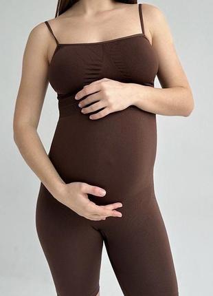 Комплект для вагітних лосини та топ2 фото