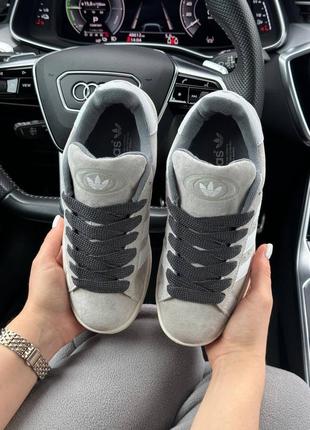 Жіночі кросівки adidas campus prm light gray white6 фото