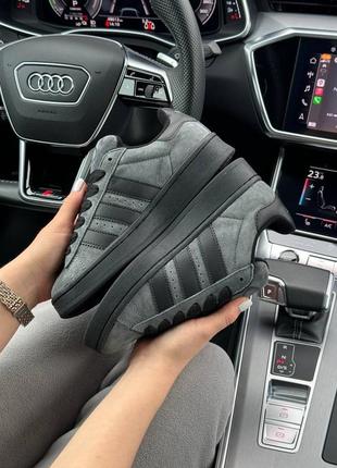 Жіночі кросівки adidas campus prm dark gray black5 фото