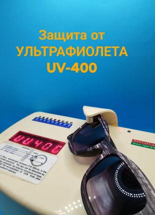 Окуляри унісекс ретро під темне дерево uf-40010 фото