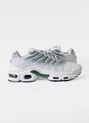 Nike air max plus white olive1 фото