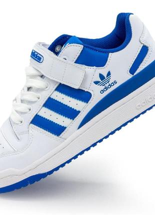 Кроссовки adidas forum 84  бело-синие 39. размеры в наличии: 39, 41.1 фото