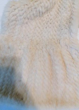 Меховой шарф