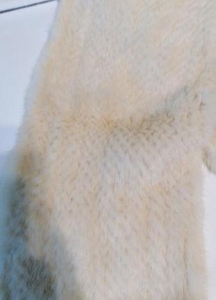 Меховой шарф