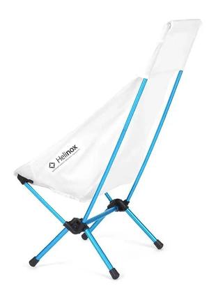 Крісло розкладне helinox chair zero high-back white2 фото