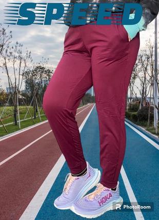 Спортивные штаны athletic works бордо очень мягкие с начесом, микрофибра l-xl р-р