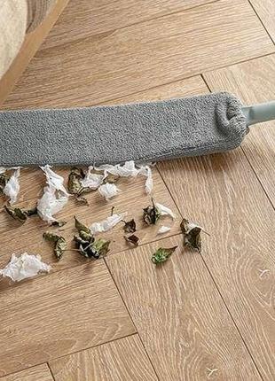 Телескопическая щетка для пыли с двумя разными концами - насадками ruhhy 18917 польша