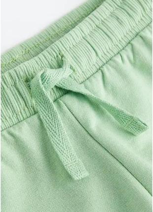Спортивні штани світло-зелені h&m 86, 92, 104см2 фото