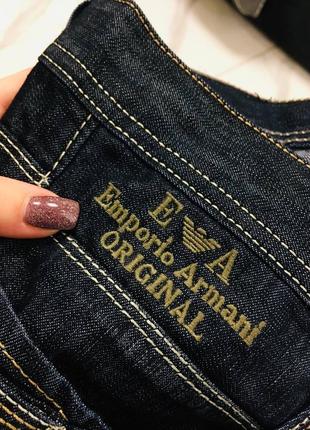 Оригинальные джинсы большой размер батал прямого кроя от emporio armani jeans9 фото