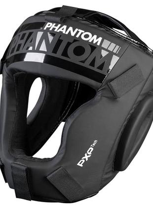 Боксерський шолом phantom apex cage black (капа в подарунок)3 фото
