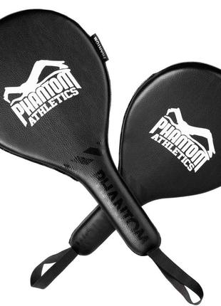 Боксерські ракетки phantom boxing paddles black1 фото