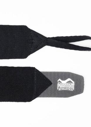 Бинти для боксу phantom impact black 250cm. (2.5м.)2 фото