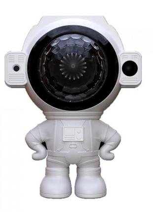 Ночник проектор звездного неба астронавт 19 см с пультом с bluetooth и динамиком mgy-142 pro_4958 фото