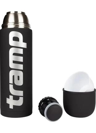 Термос туристический tramp soft touch 1 л utrc-109 black (utrc-109-black)