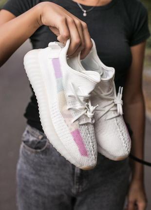 Кроссовки adidas yeezy boost 350 v2 white raind7 фото