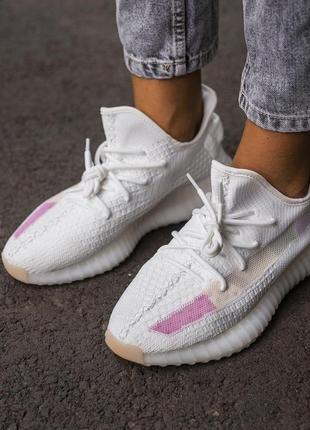 Кроссовки adidas yeezy boost 350 v2 white raind3 фото