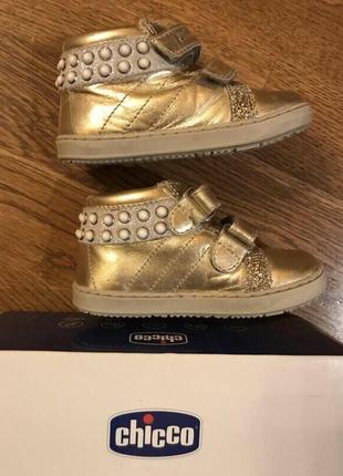 Стильні черевики, кросівки chicco , p.21-21.5 (шкіра )