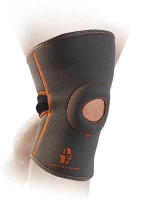 Наколінник madmax mfa-297 knee support with patella stabilizer dark grey/orange xl