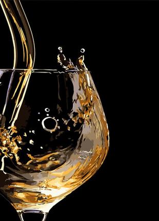 Картина за номерами келих вина dy371